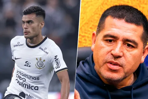 Fausto Vera en Corinthians y Juan Román Riquelme