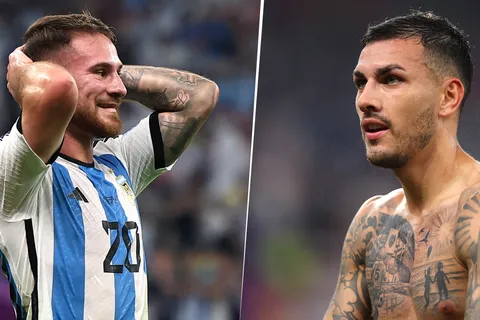 Los mensajes de Paredes y Mac Allister para los ganadores de los premios The Best