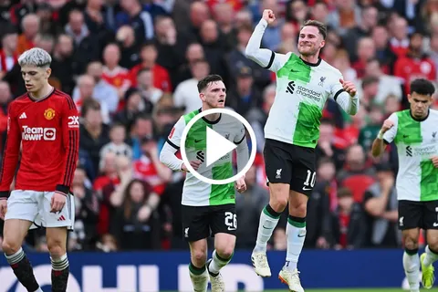 Mac Allister y un golazo en Liverpool vs. Manchester United