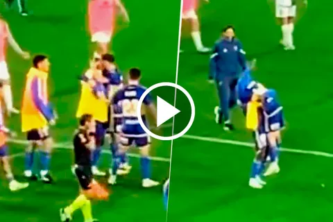 VIDEO | El emotivo gesto de Luis Advíncula con Jabes Saralegui tras la victoria de Boca