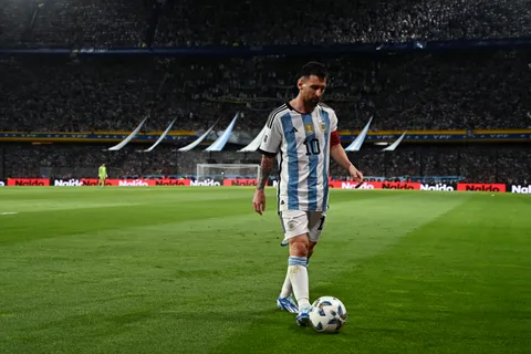 Lionel Messi en La Bombonera