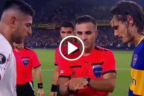 El error de Cavani en el sorteo de los penales en Boca vs. Alianza Lima
