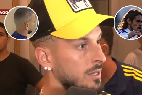Benedetto habló de su nuevo look y de su competencia con Cavani: "Se puso contento"