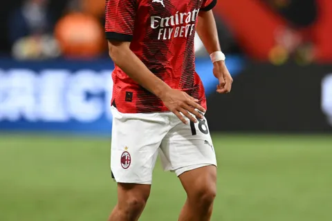 Luka Romero en Milan de Italia
