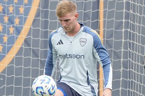 Ya se sabe: por qué Gago usó a Valentini en el último entrenamiento de Boca
