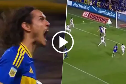 Edinson Cavani en Boca