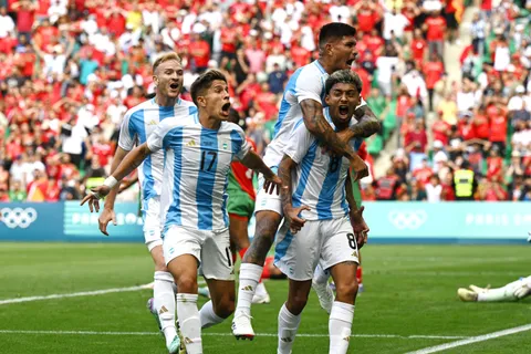VIDEO | El gol agónico de Cristian Medina para el empate entre Argentina y Marruecos por los Juegos Olímpicos