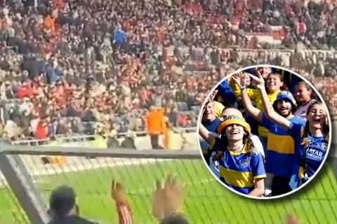 Video viral del cruce entre hinchas de River