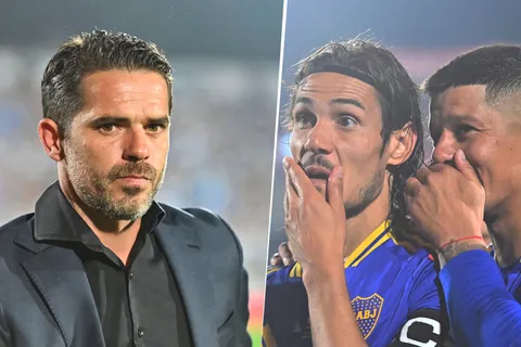 Gago tuvo una reunión con Edinson Cavani y Marcos Rojo: el motivo de la charla en Boca Predio