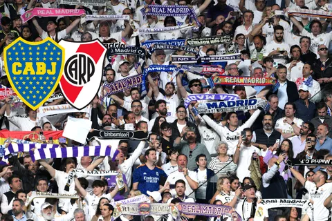 Los hinchas del Real Madrid eligieron quién es más grande entre Boca y River