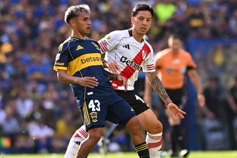La formación de Boca vs. River.
