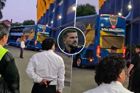 VIDEO | Insólito: el micro de Boca se fue de La Bombonera y ¡se olvidó de Herrón!