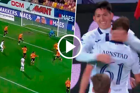 Ex Boca | Luis Vázquez metió otro gol en el Anderlecht y sueña con ser titular