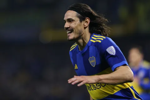 Edinson Cavani en Boca