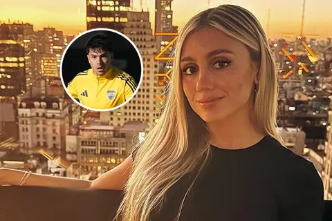 La historia de Morena Beltrán para Lucas Blondel tras su gol en Reserva de Boca: "No les creas..."