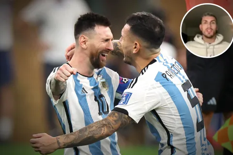 Paredes contó qué le dijo a Messi ni bien terminó la final del Mundial