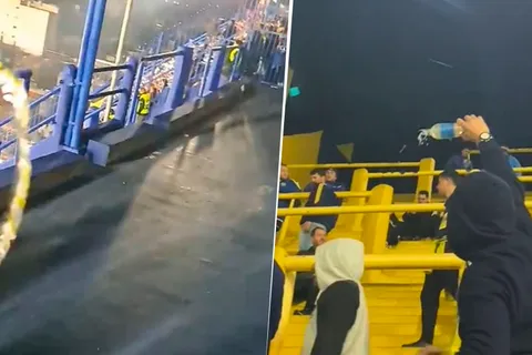 VIDEO | Las gastadas de los hinchas de Boca a los de Nacional en La Bombonera
