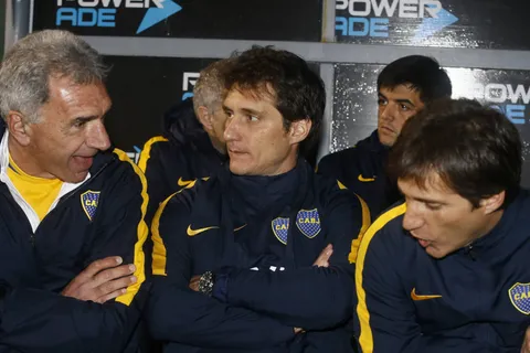 Javier Valdecantos, integrante del cuerpo técnico de Barros Schelotto, visitó Boca Predio