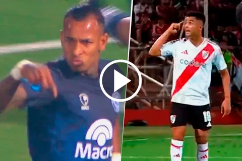 VIDEO | El gesto de Sebastián Villa que enloqueció a todo River: el Pity Martínez le quiso pegar