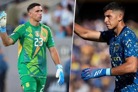 Dibu Martínez y Leandro Brey, arqueros argentinos