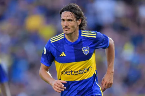Edinson Cavani en Boca