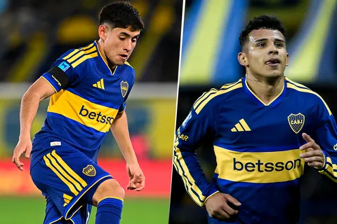 Aranda y Flores, las dos estrellas jóvenes de Boca.