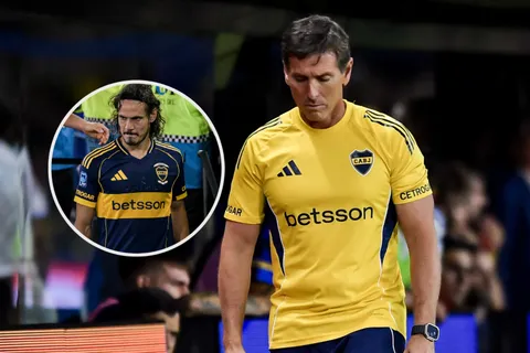 Qué dijo Úbeda del flojo partido de Cavani en Boca vs. Racing
