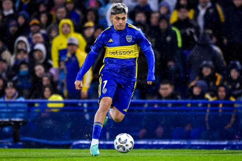 Exequiel Zeballos, jugador de Boca