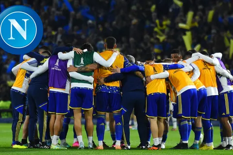 El tuit de la cuenta oficial del Napoli para Boca, pensando en la Libertadores: "Señales"