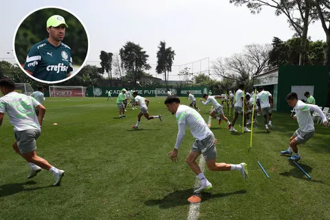 Atentos a todo: el detalle especial de Abel Ferreira en la práctica de Palmeiras, pensando en Boca