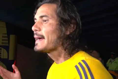 Edinson Cavani, delantero de Boca