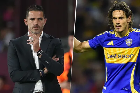 Cuál fue el verdadero motivo de Gago para sacar a Cavani en Boca ante Unión: "Llegó tarde"