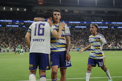 Los puntajes de Boca vs. Vasco Da Gama. 