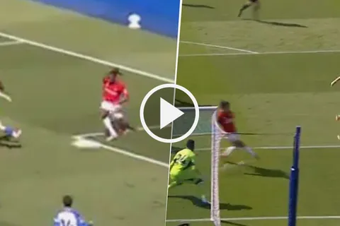 La gran jugada de Barco vs. Manchester United