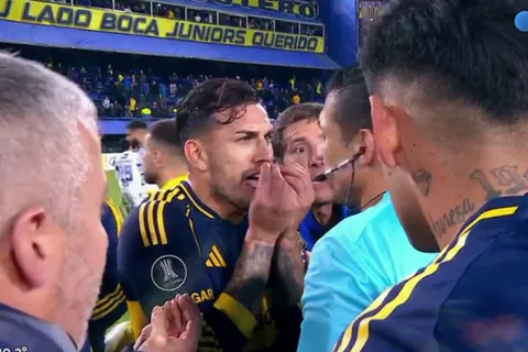 Leandro Paredes enfrentó al árbitro de Boca-Cruzeiro: "Es una vergüenza lo que hiciste"