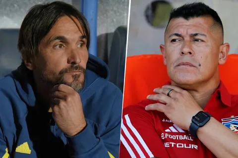 Diego Martínez y Jorge Almirón, ex entrenadores de Boca