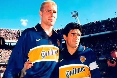 Un pase histórico: Martín Palermo estaba por firmar en River, pero una frase de Maradona cambió todo y terminó en Boca
