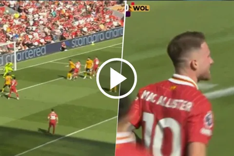 VIDEO | El golazo de Alexis Mac Allister de cabeza en la victoria del Liverpool