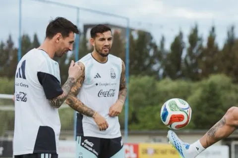 Tuvo rodaje: Paredes jugó un amistoso con la Selección Argentina tras no entrar con Mauritania