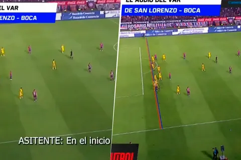 Ya están los audios del VAR de Boca-San Lorenzo: por qué se anuló el 2-1