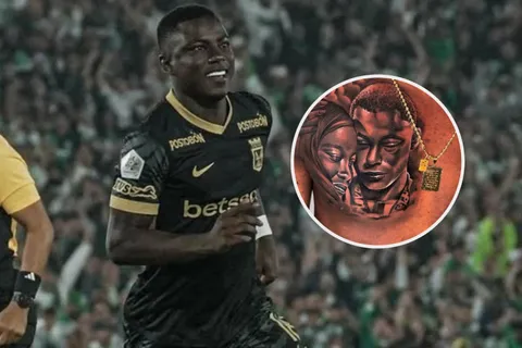 El tatuaje gigante que tiene Hinestroza en el pecho y le recuerda el camino hacia su inminente llegada a Boca