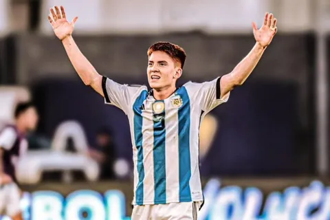 Valentín Barco superó una increíble marca tras debutar en la Selección Argentina