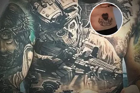 El futbolista que tenía tatuado el escudo de Boca y lo tapó luego de irse del club