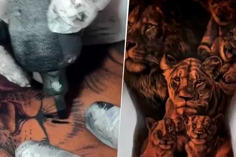 Quién es el referente de Boca que tiene una familia de leones tatuada en la espalda