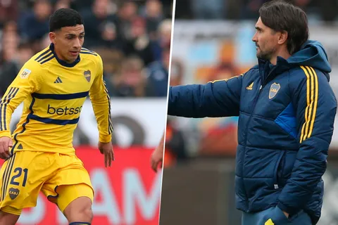 Por qué Diego Martínez decidió sacar a Equi Fernández en el entretiempo de Boca-Platense