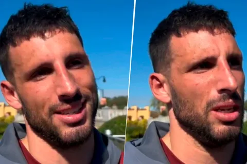 La reacción de Jonathan Calleri cuando le preguntaron si Gallardo lo llamó para jugar en River