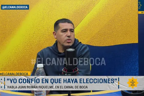 Riquelme le envió un mensaje público a la nueva jueza de la causa por las elecciones en Boca: "Me da tranquilidad"