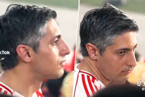 El inesperado aparato que llevó un hincha de River al Monumental y fue meme entre los hinchas de Boca