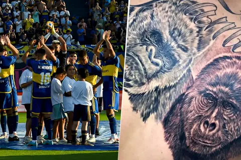 Increíble pero real: Marcelo Weigandt se tatuó dos gorilas gigantes en la espalda