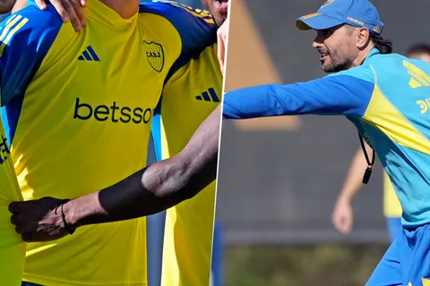 ¿Sorpresa en Boca? Jabes Saralegui hizo un gol en la práctica y tiene chances de ser titular